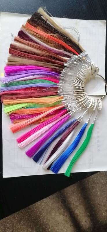 Doll toy doll masquerade wig PET wig hair raw material silk polyester fiber hair