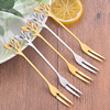 Tableware stainless steel, ecological fruit fruit fork, custom made