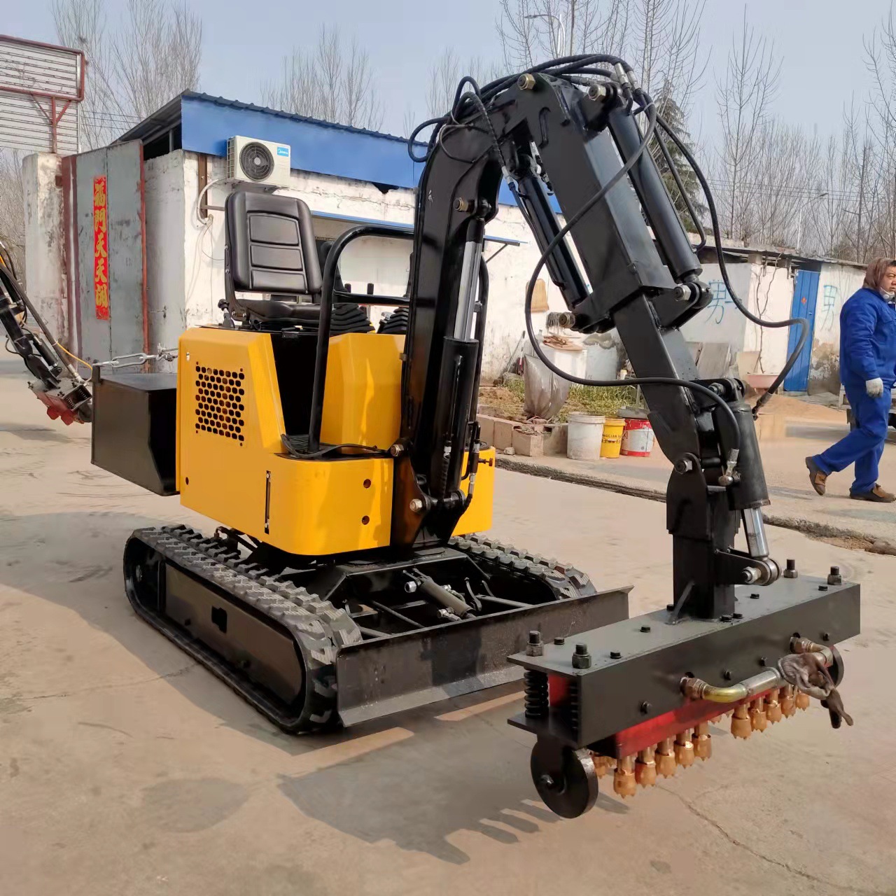 赣州万向隧道凿毛机混凝土凿毛机桥梁凿毛机