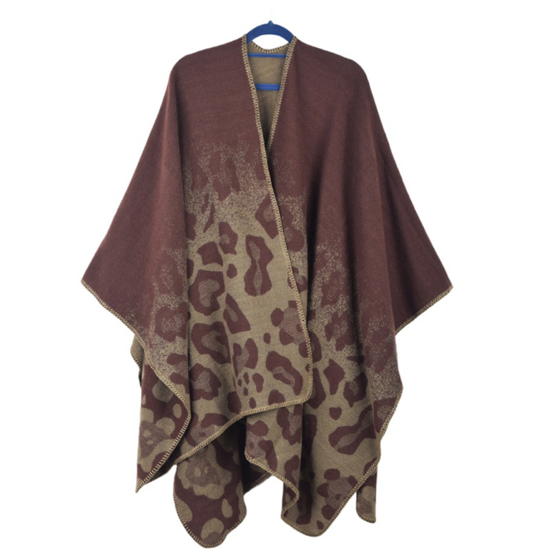Cotton, Polyester Material Printing Pattern Spring, Autumn Season Women's Elegant Vintage Style Printing Cotton Polyester Crochet Lace Shawl