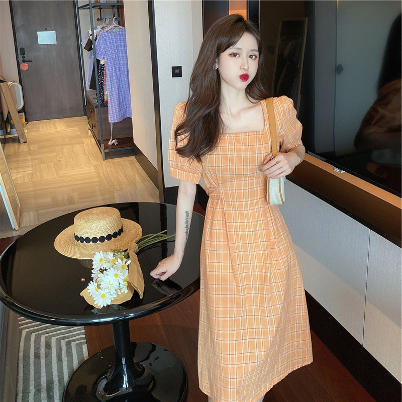 C5496 1040K VÁY ĐẦM LIỀN THÂN DÁNG DÀI NỮ DONTDC TAY PHỒNG MÙA HÈ THỜI TRANG NỮ G03 SẢN PHẨM MỚI