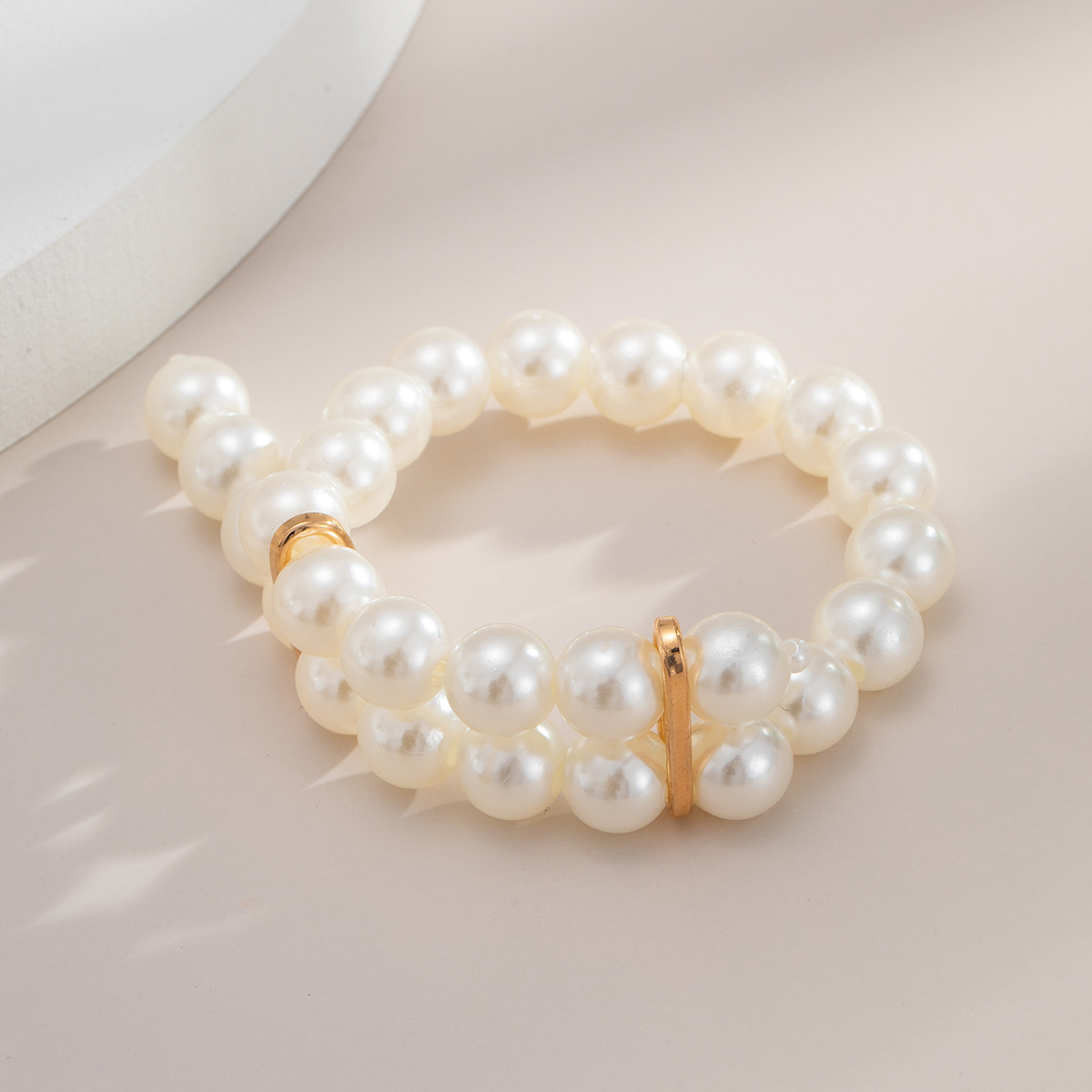 Fashion Jewelry Imitation Pearl Multi-layer Bracelet Wholesale Nihaojewelry display picture 4