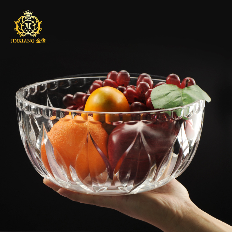 捷克波西米亚风格水晶玻璃果盘创意果斗糖缸拼盘家居客厅装饰摆件