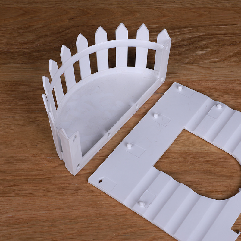 悬挂式吊盆花盆挂墙栅栏花盆壁挂花盆墙花盆创意壁挂仿真花艺塑料详情图6