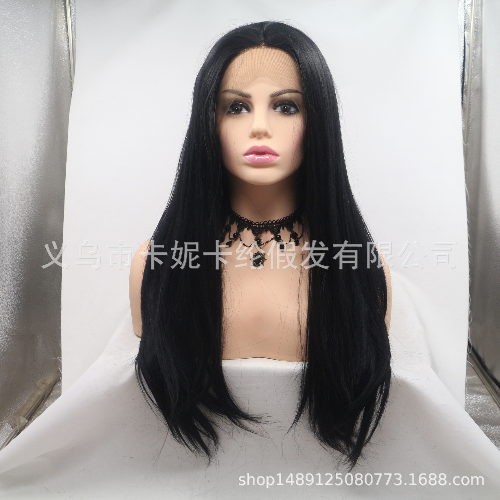 Perucas creativas nuevas fibras químicas de encaje delantero wigs cabello de moda fluffy nuevos productos