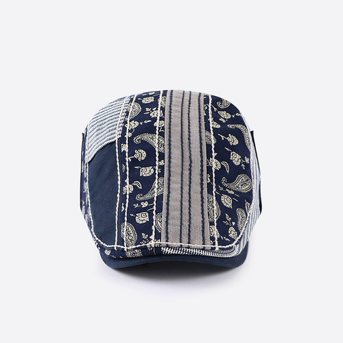 Men's Personality Trendy European and American Style Patchwork Sun Hat for Men Women's Casual All-match Sticker Fashion Forward Cap Manufacturer