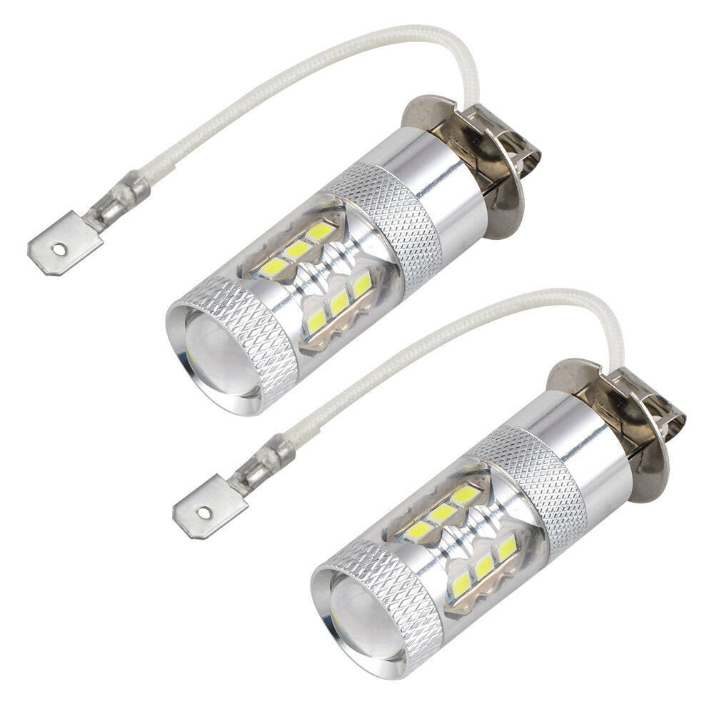 H3 80W LED lámpara de niebla de automóvil de luz blanca de alta potencia lámpara de niebla de automóvil LED lámpara de alto lumen de 80W