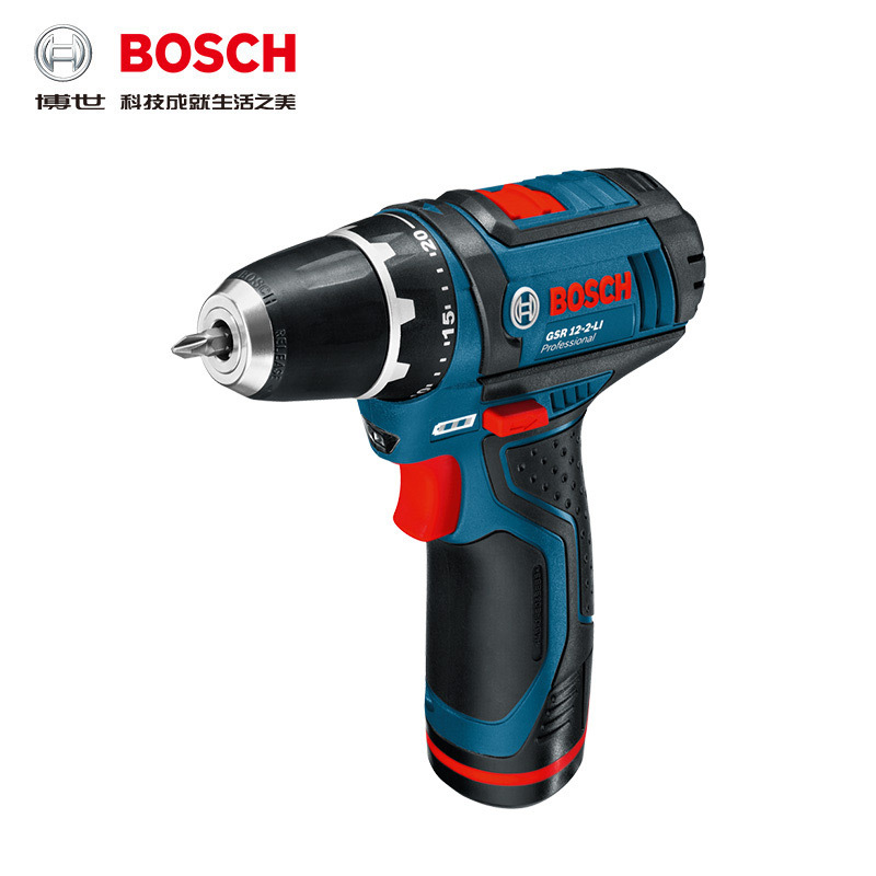 博世(BOSCH)12V锂电充电式多功能电动螺丝刀批电钻GSR12-2-LI
