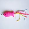 Factory direct selling cat toy toy teasing cat stick Pearl feathers replace the head turkey hair replace the head small fish and replace the head