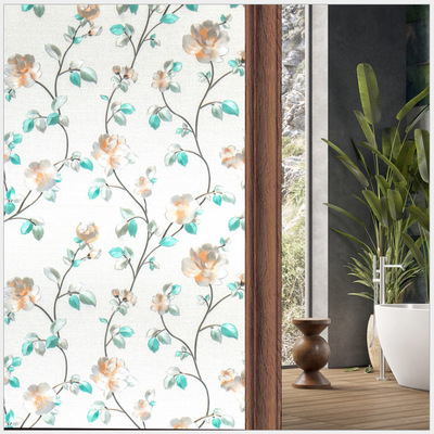 Hot foreign trade PVC Plum blossom Sequins Static electricity Glass Sticker window Film remove Windows