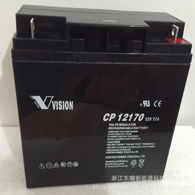 VISION威神蓄电池CP1217012V17Ah储能UPSEPS电源直流屏铅酸免维护