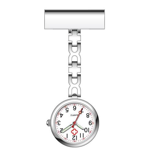 Engraved nurse watch, laser engraved LOGO nurse pocket watch, T-shaped pocket watch, hospital engraved watch, Shenzhen manufacturer watch