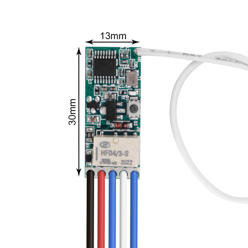 Micro wireless remote control switch power supply mini switch led light small switch remote wireless remote control 5V12V