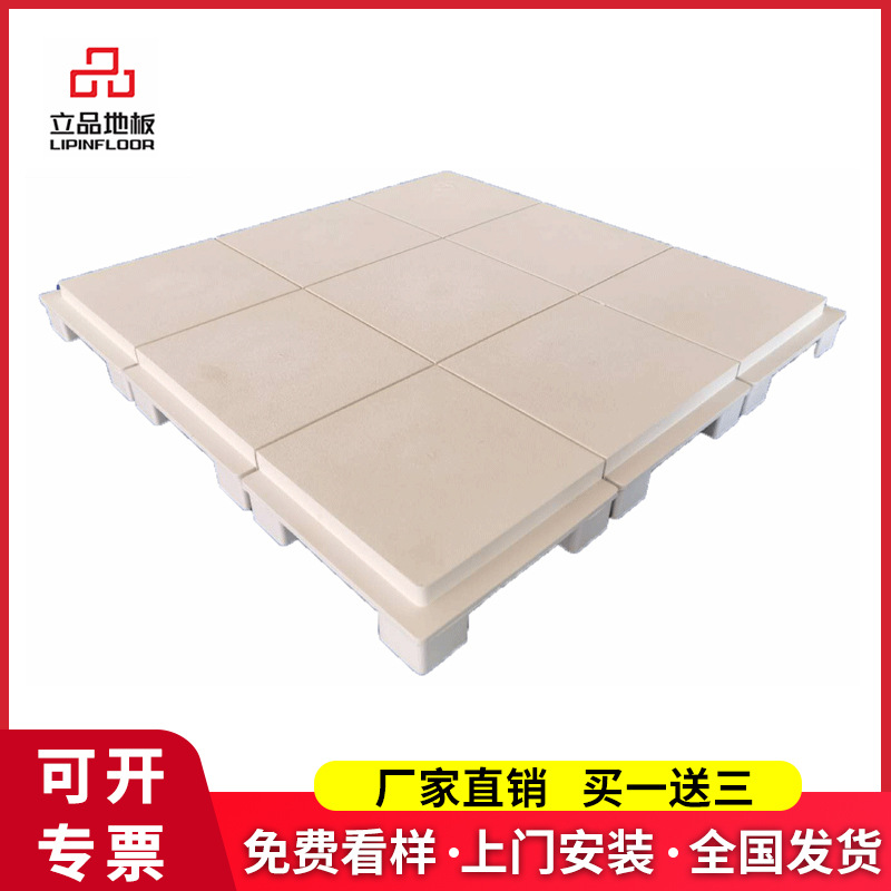 立品 平鋪塑料網絡地板 新型塑料戶外地板 寫字樓專用 地板廠家