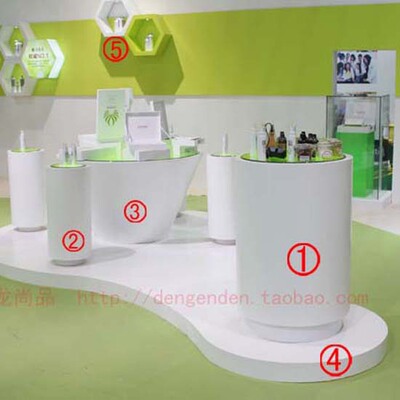 尚品ZD012烤漆流水台中岛展示柜展示桌展示台展示架可定做热销中