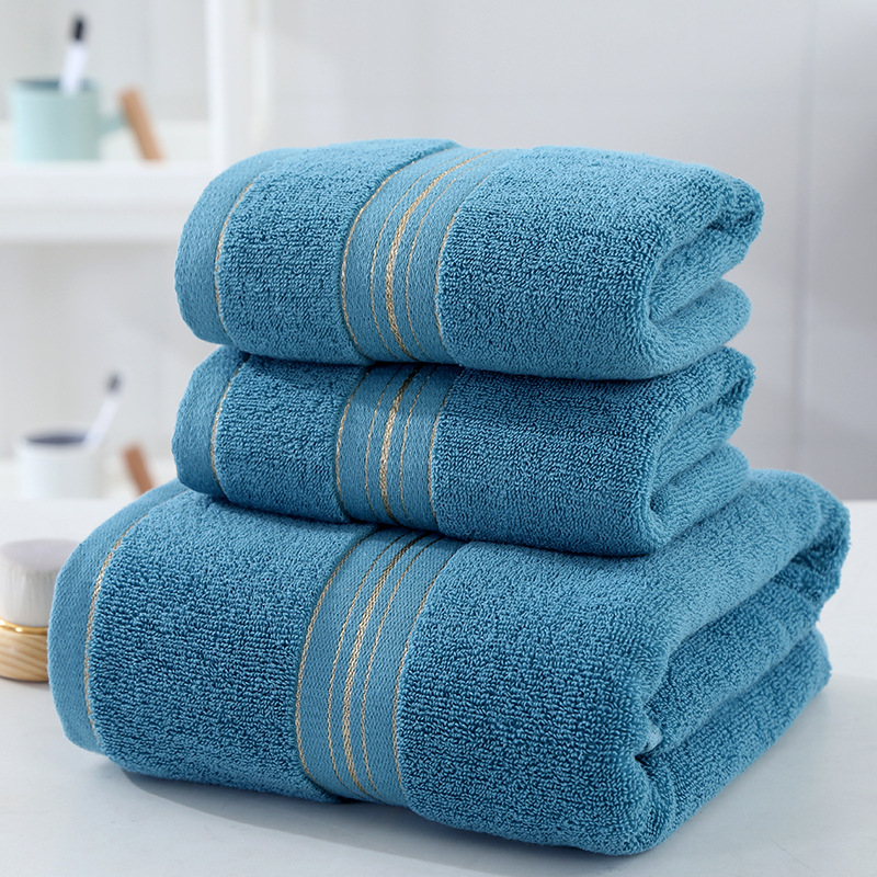 32 strands of towel bath towel three-pie...