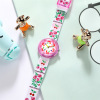 Small cute watch strap suitable for men and women, plastic children's watch