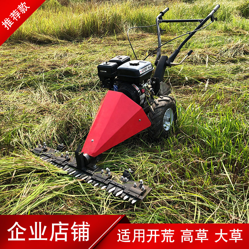 多功能汽油自走式剪草机四冲程割草机手推式除草机园林开荒草坪机
