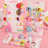 Hair accessory, children's cute hairgrip, fruit hairpins, card holder, set, no hair damage, Korean style