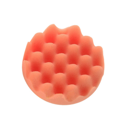 Self-adhesive 4-inch waxed round sponge wiper for wooden floor car beauty wiper electric drill angle grinder polishing sponge sheet