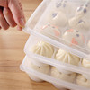 Speed frozen bun box sushi cake noodle cake box single -layer 16 grid cover covering bun preservation box dessert storage box