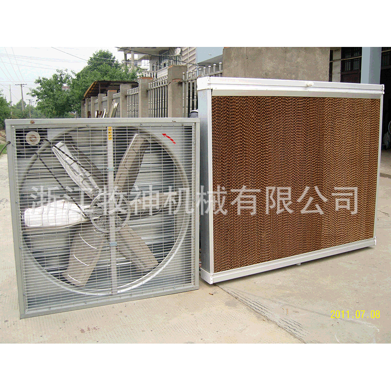专业供应 牧神 风机湿帘降温系统 养殖场环境控制通风降温设备