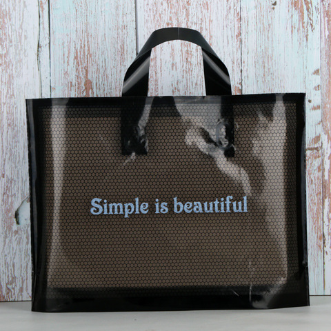 Bolsa de mano, bolsa para ropa, bolsa con logotipo impreso personalizado para ropa, bolsa de regalo, bolsa de cosméticos de plástico engrosado y duradero