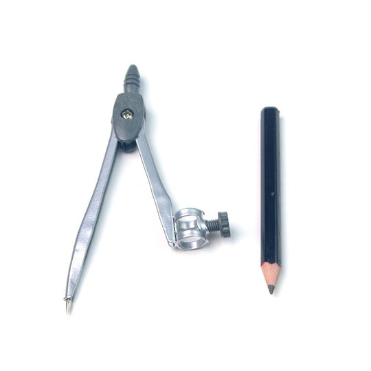 Student compasses geometric drawing design stainless steel office stationery examination round drawing tool engineering drawing suit