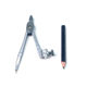 Student compasses geometric drawing design stainless steel office stationery examination round drawing tool engineering drawing suit