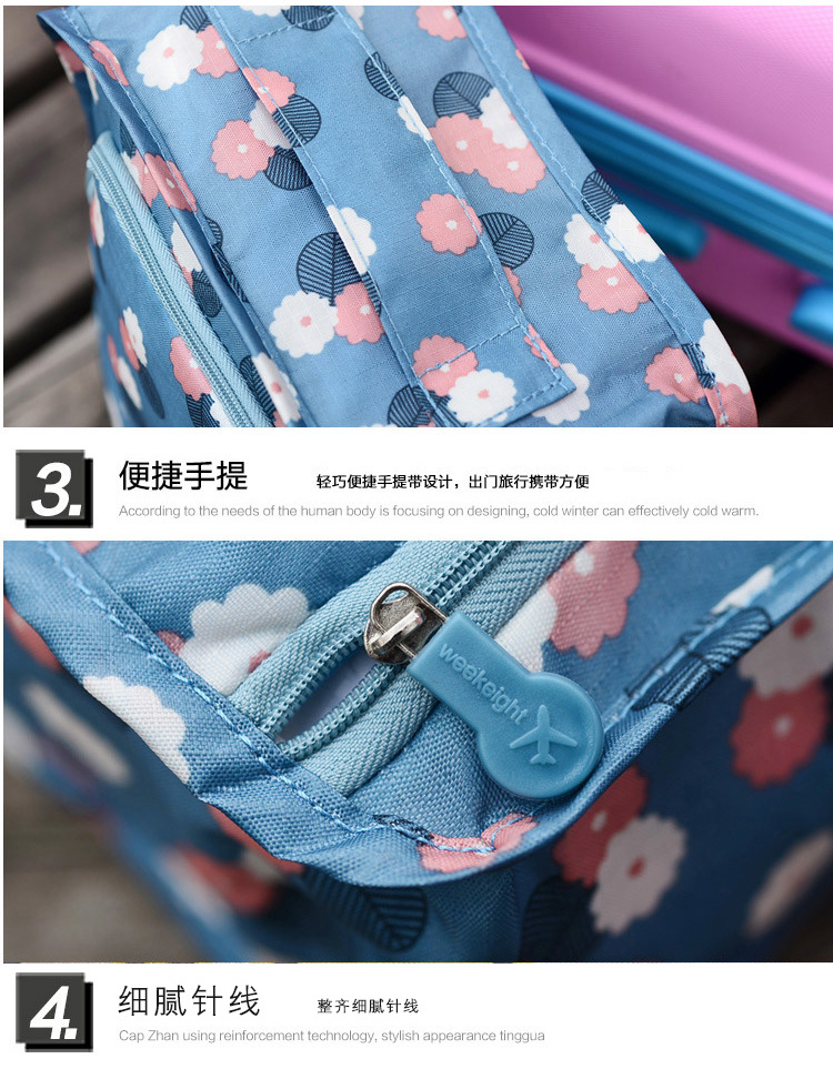 手提折叠小鞋袋旅行收纳包 鞋子整理袋 鞋子旅行防尘收纳袋详情图16