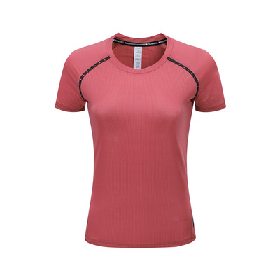 跨境新品速幹T恤女短袖運動緊身上衣夏網紅顯瘦性感健身瑜伽服