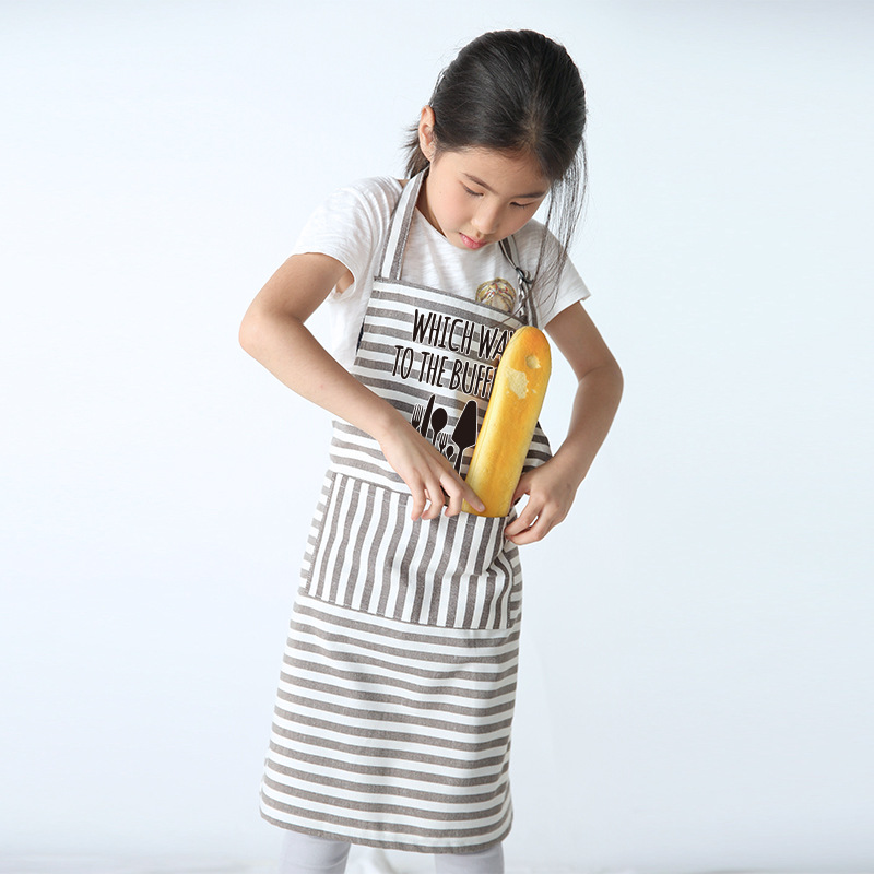 Delantal de los niños ropa de pintura antiincrustante hogar cocina overall niños kindergarten niños y niñas pintura overall traje