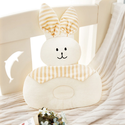 婴儿枕 定型枕头新生儿枕头羽丝棉填充婴儿定型枕卡通枕 一件代发|ms