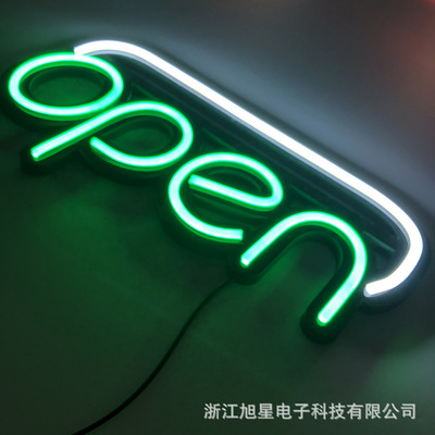 Simple mixing LED The neon lights advertising OPEN Business The neon lights Luminous signs 12V