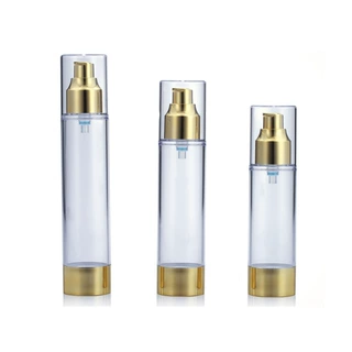 厂家化妆品瓶圆形塑料瓶乳液大容量真空瓶精华瓶80ml100ml 120ml