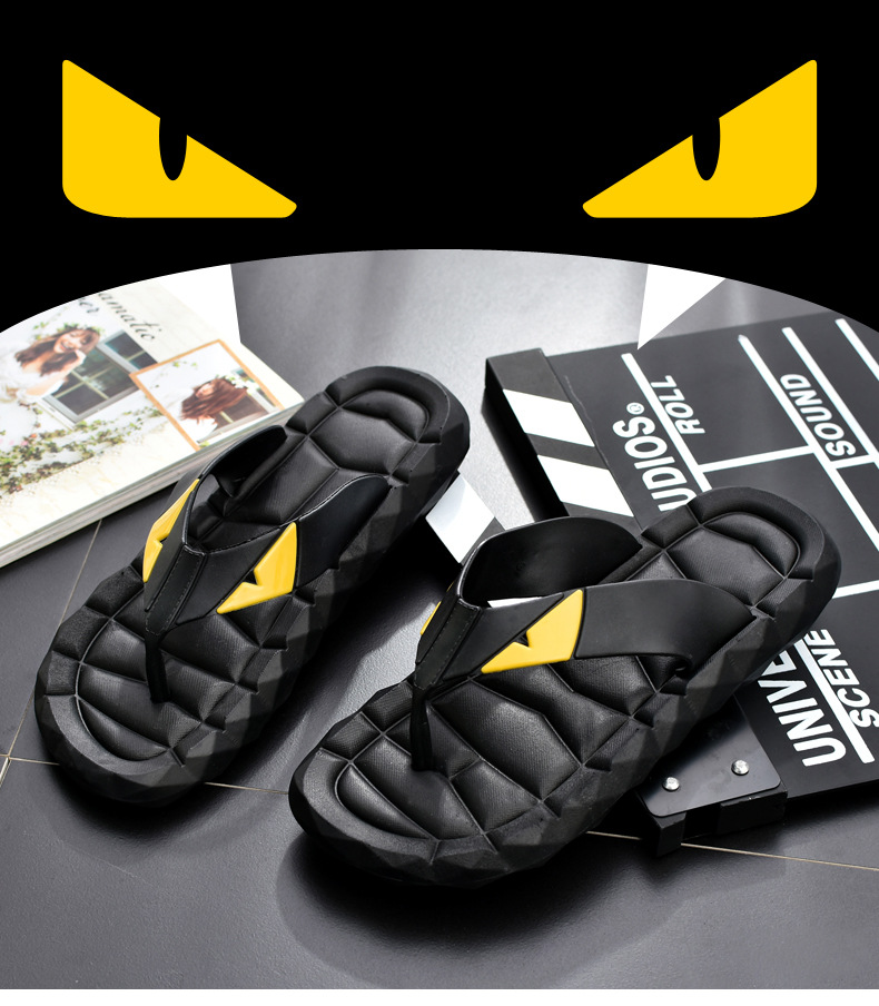 小怪兽人字拖_01