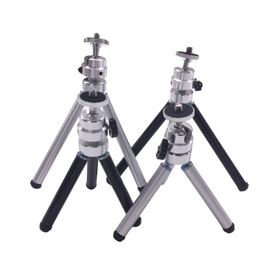 亏本地摊铝合金二节三脚架 多功能双头二节五节迷你桌面三脚架|ms