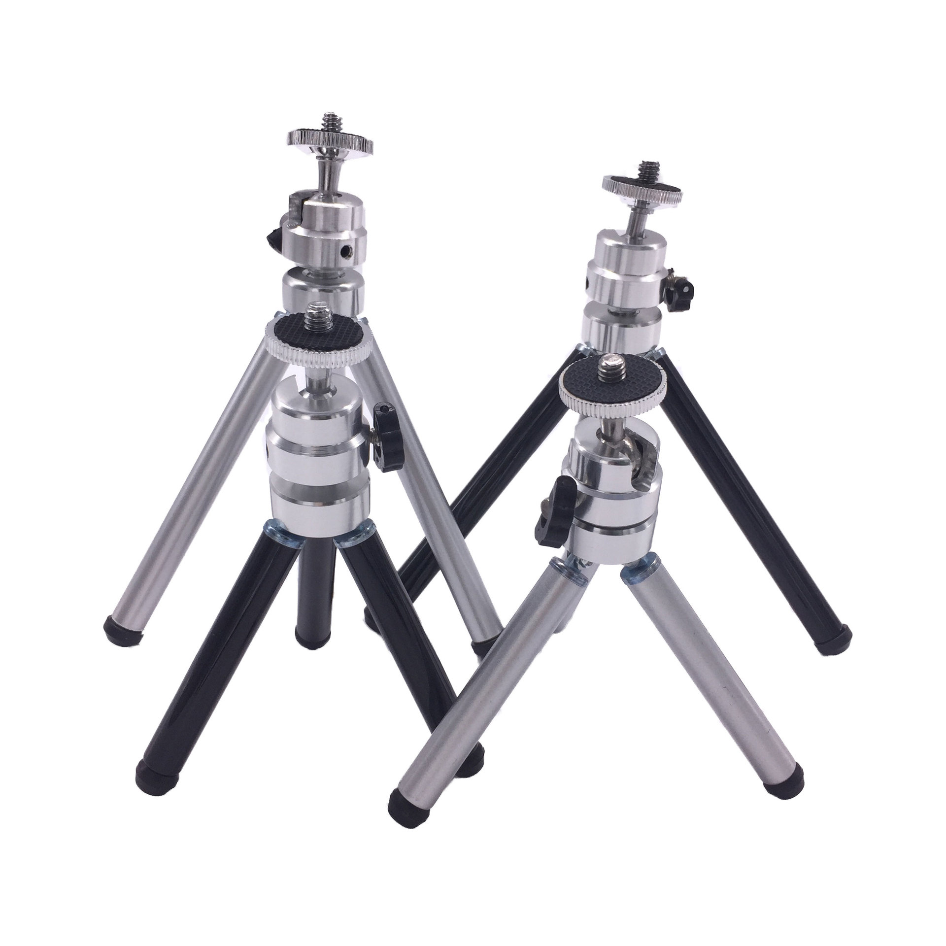 亏本地摊铝合金二节三脚架 多功能双头二节五节迷你桌面三脚架|ms