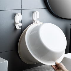 Upper and lower double-layer basin hooks save space baby bathtub storage hooks Amazon foreign trade 20