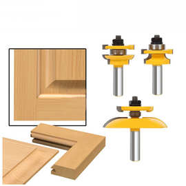 高档3件套木工铣刀 雕刻机 木工刀 厨房门刀 柜门刀 指甲榫合刀