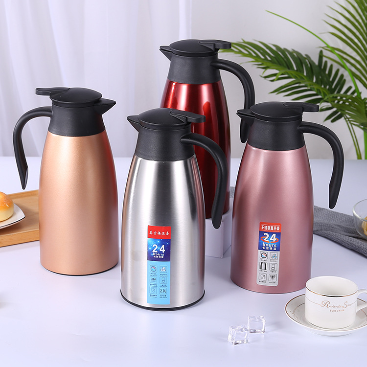 304不锈钢真空保温壶 迎宾壶真空壶欧式咖啡壶大容量暖水瓶礼品壶