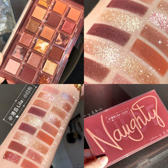 Cross-border Cosmetics Reverse Rose 18-Color Eyeshadow Palette Matte and Shimmer Pork Belly Pomegranate Seed Import and Export