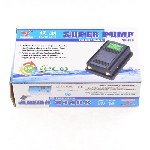 Silver Lake Dual-Hole Oxygen Pump for Fish Tank