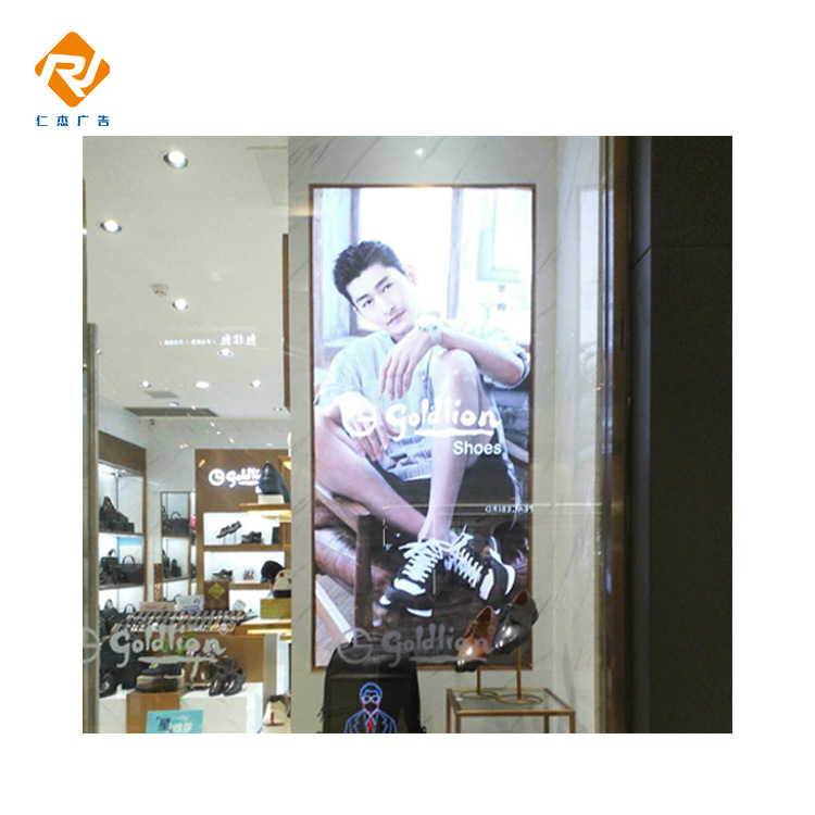 Manufactor customized Domestic and foreign Market supermarket Mobile phone shop Subway passage UV Soft film Banner Frame make