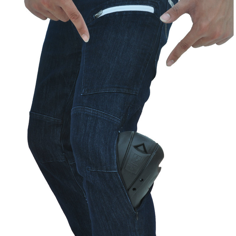 2020 pantalones vaqueros de motocicleta para hombres y mujeres pantalones de montar en motocicleta pantalones impermeables a prueba de viento Kevlar resistente al desgarro resistente a la caída