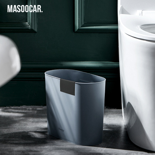 Kitchen trash can cabinet door hanging household kitchen storage bucket hanging wall-mounted toilet bathroom trash can