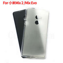 适用于xiaomi小米Mi Mix 2手机壳Mix Evo保护套Mix2布丁TPU素材