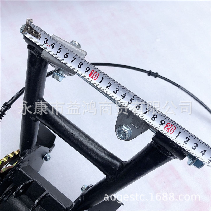 65CM 加粗后轴配3孔法兰 (3)