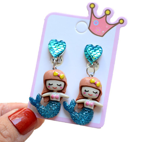 Fashion Mermaid Shell Resin 1 Pair display picture 4