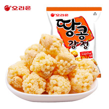 韓國進口食品好麗友花生膨化球爆米花兒童幼兒園分享零食休閑小吃